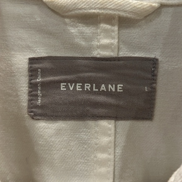 Everlane White Utility Jacket - Picture 2 of 7